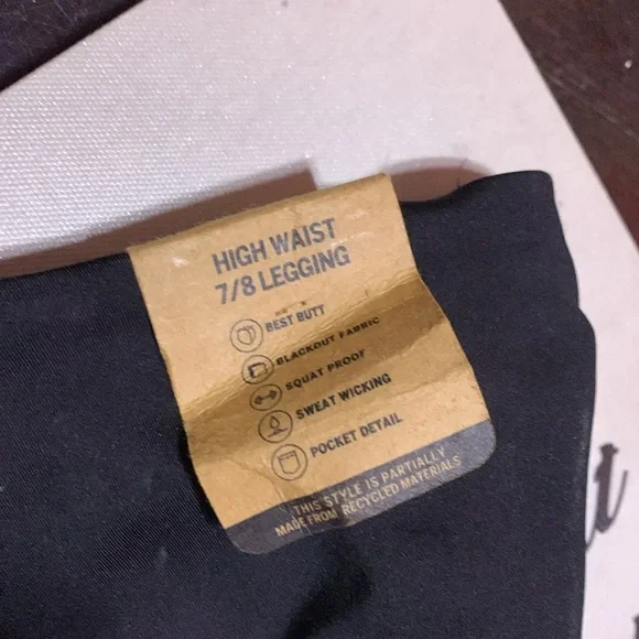 Pink Black leggings - Picture 3 of 7